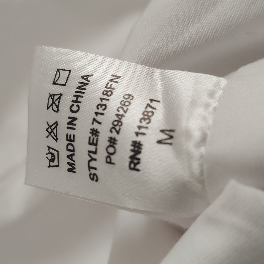 Fashion Nova Must Have Puff Sleeve Mini Dress Size Medium White NWT - Picture 14 of 16